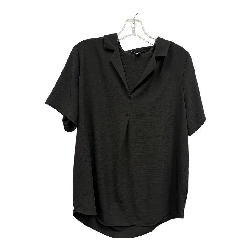 women's tops for relaxed weekendsTop Ss By Hilary Radley In Black, Size:L