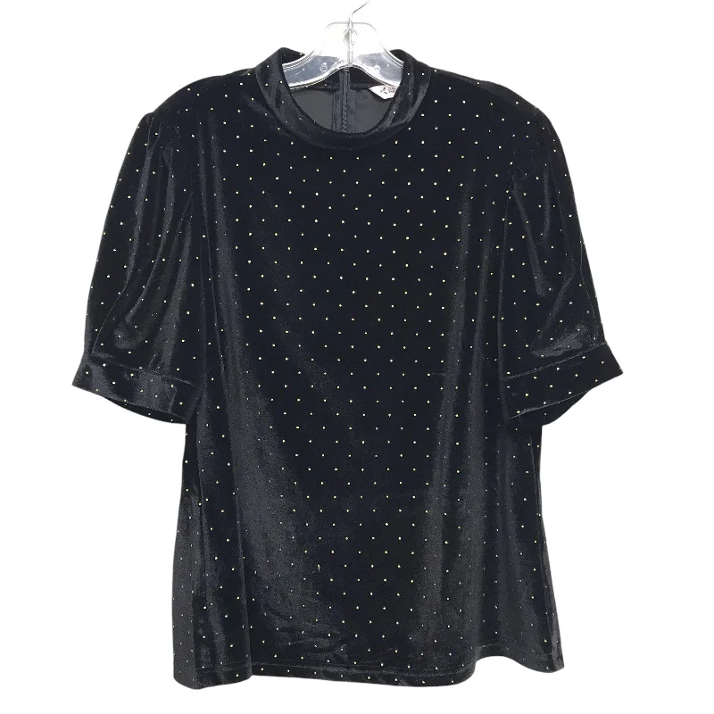 women's tops for those who love to dress up their casual looks with stylish topsTop Ss By Nanette By Nanette Lepore In Black & Gold, Size:L