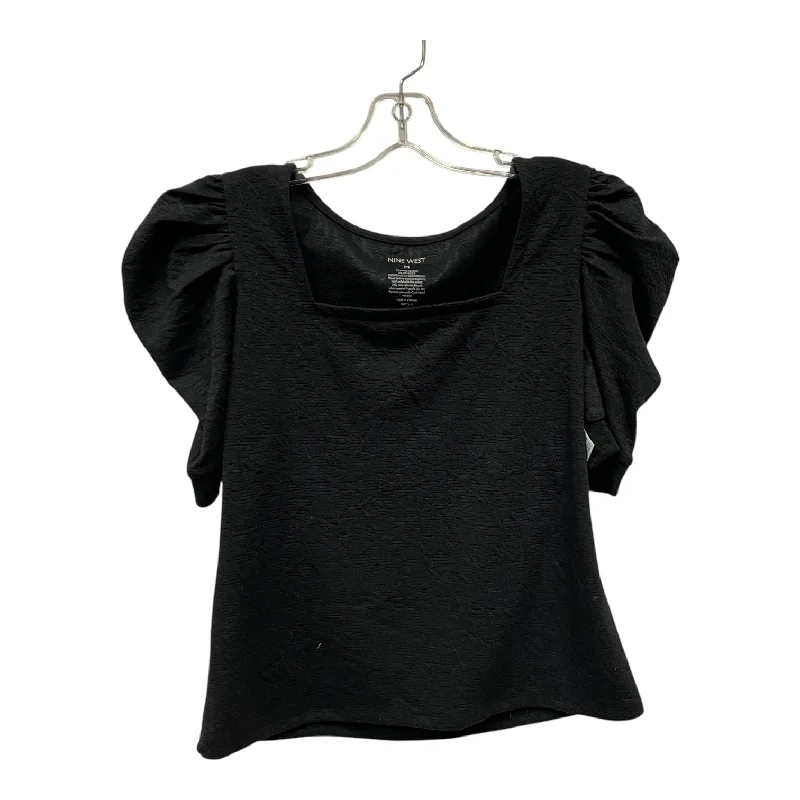 affordable women's topsTop Ss By Nine West In Black, Size:M