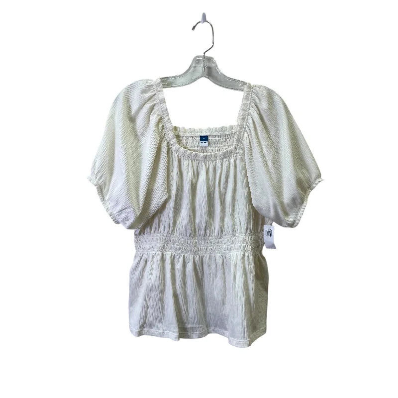 women's tops with bell sleevesTop Ss By Old Navy In Cream, Size:L